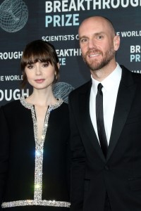 Lily Collins, Charlie McDowell at arrivals for Ninth Annual Breakthrough Prize Ceremony, Academy Museum of Motion Pictures, Los Angeles, CA April 15, 2023. Photo By: Priscilla Grant/Everett Collection