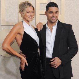 Amanda Pacheco, Wilmer Valderrama at arrivals, 81st Annual Golden Globe Awards, Beverly Hilton Hotel, Beverly Hills, CA, United States, January 7, 2024. (Photo by: Elizabeth Goodenough/Everett Collection)