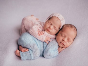 boy-girl twin babies