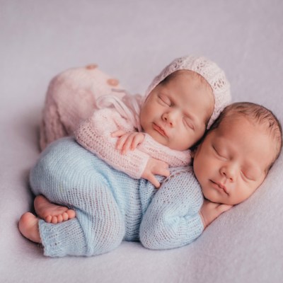 boy-girl twin babies
