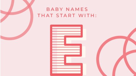 Baby names beginning with E