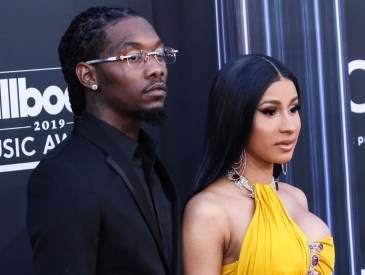 Cardi B and Offset arrive at the 2019 Billboard Music Awards held at the MGM Grand Garden Arena on May 1, 2019 in Las Vegas, Nevada, United States