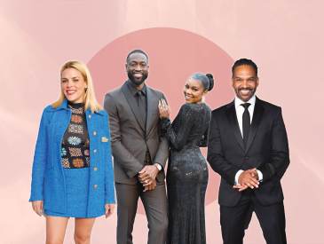 Busy Phillips, Dwyane Wade, Gabrielle Union, Khary Payton