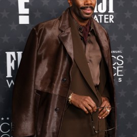 Colman Domingo at the 30th Annual Critics Choice Awards held at The Barker Hangar on February 7, 2025 in Santa Monica, California.