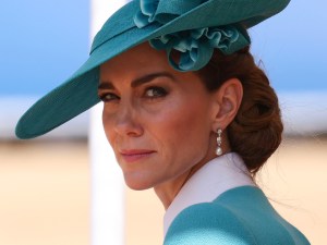 Catherine, Princess of Wales during Trooping The Colour 2025 on June 14, 2025 in London, England.