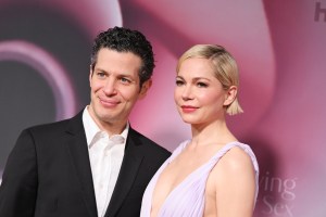 Thomas Kail, Michelle Williams at FX’s “Dying For Sex” New York Premiere held at SVA Theatre on April 02, 2025 in New York, New York.