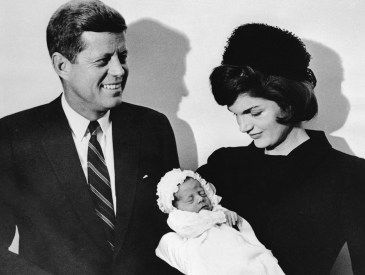 John F. Kennedy, Jacqueline Kennedy & John F. Kennedy Jr.
