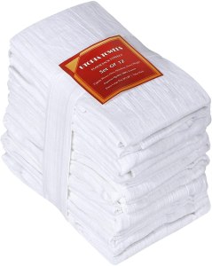 Utopia Kitchen Flour Sack Dish Towels, 12 Pack