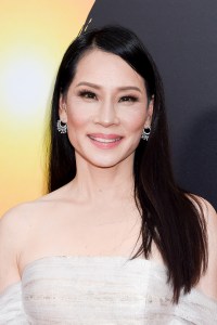 Lucy Liu at the premiere of "Shazam! Fury of the Gods" held at Regency Village Theatre on March 14, 2023 in Los Angeles, California. (Photo by Gilbert Flores/Variety via Getty Images)