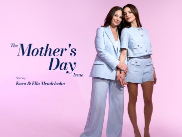 SheKnows Mother's Day issue starring Kara Mendelsohn and Ella Mendelsohn