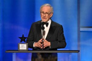 Steven Spielberg at the AFI Life Achievement Award Tribute held at The Dolby Theatre on April 26, 2025 in Los Angeles, California.