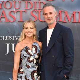 Sarah Michelle Gellar and Freddie Prinze Jr.Sarah Michelle Gellar, Freddie Prinze Jr. at the "I Know What You Did Last Summer" Los Angeles Premiere held at The United Theater on Broadway on July 14, 2025 in Los Angeles, California.