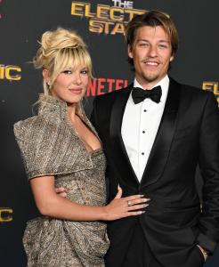 Millie Bobby Brown, Jake Bongiovi at Netflix's "The Electric State" World Premiere held at The Egyptian Theatre on February 24, 2025 in Los Angeles, California.