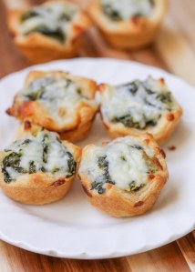 15 Easy, Elegant Appetizer Ideas for Your Oscars Viewing Party: Spinach Dip Bites