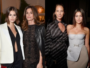 Kaia Gerber & Cindy Crawford, Christy Turlington & Grace Burns