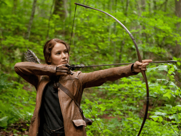 Jennifer Lawrence in 'The Hunger Games'