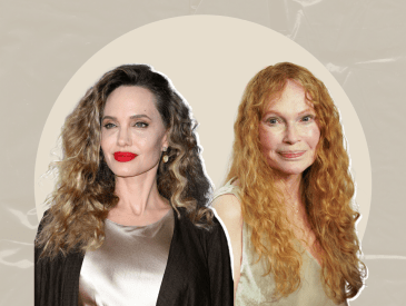 Angelina Jolie, Mia Farrow